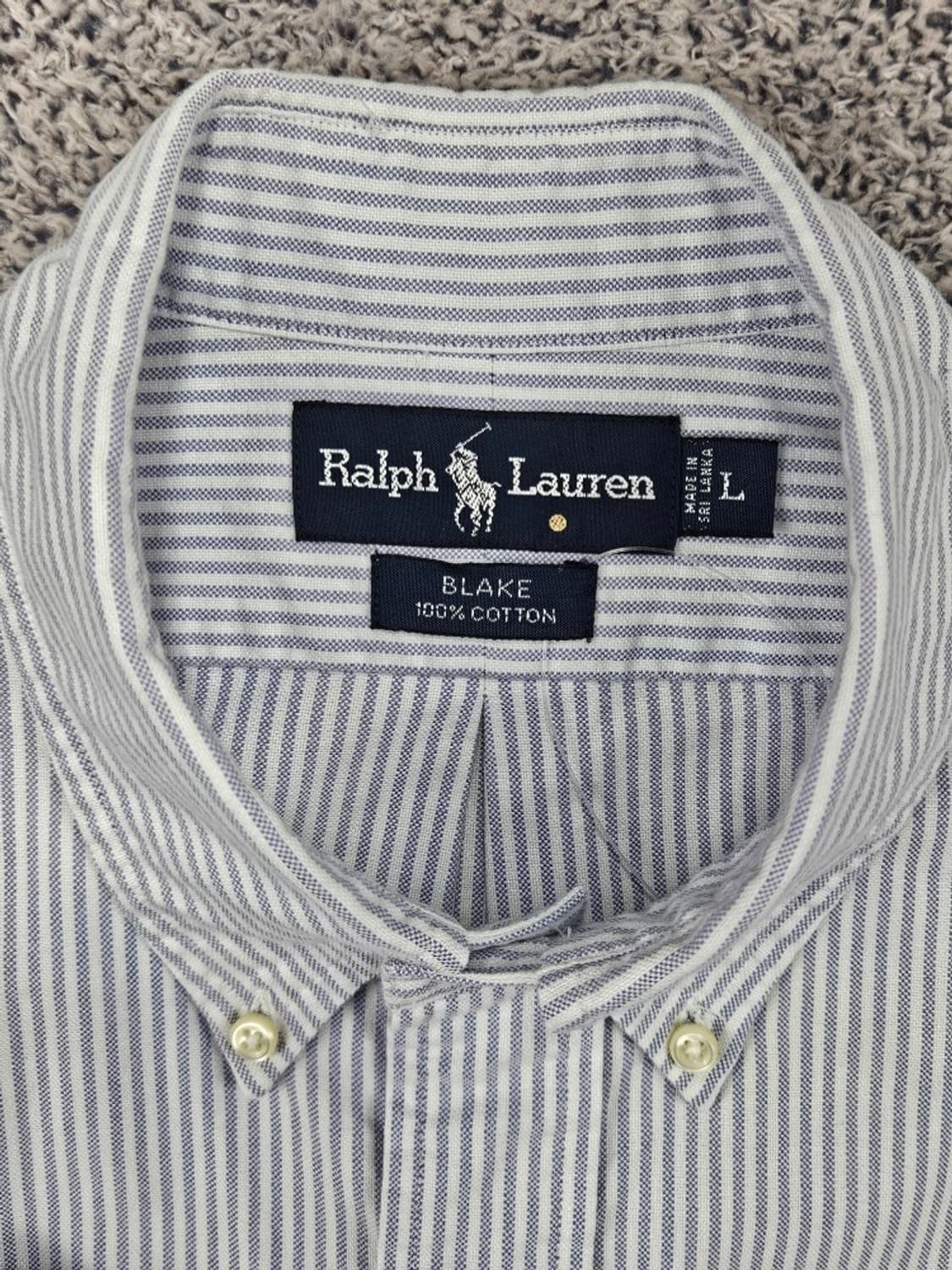 폴로랄프로렌 스트라이프 반팔 셔츠 ( L ) / 11855 상품이미지7
