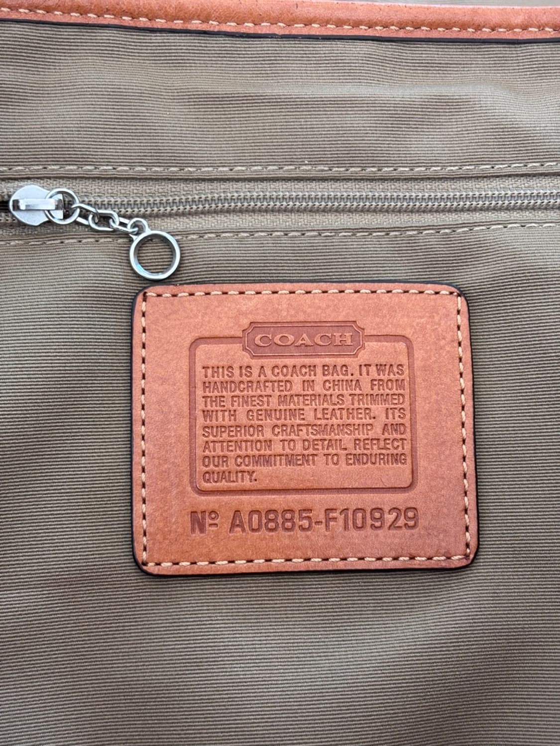 Vintage Coach Leather Bag 상품이미지10