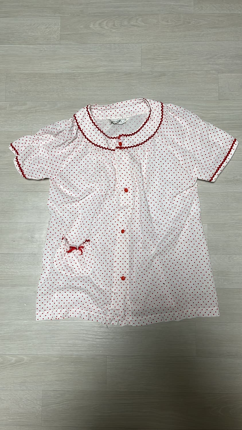 잠옷 반팔 블라우스 상품이미지2