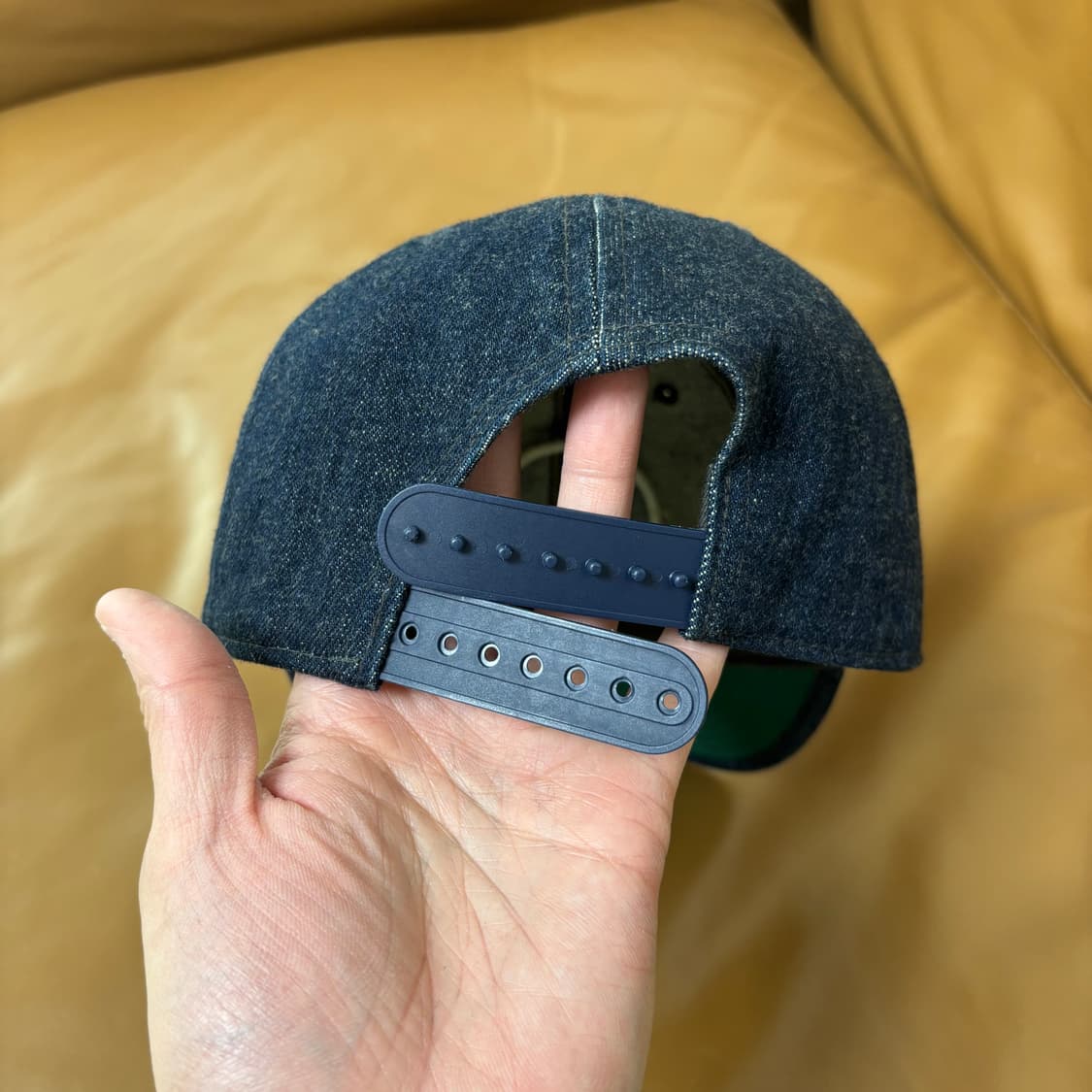 RRL 더블알엘 랄프로렌 폴로 윙로고 6패널 볼캡 모자 데님 상품이미지7