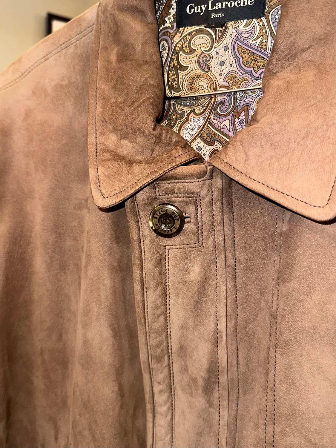 90’s Japanese Shell leather 3-button JK 상품이미지5