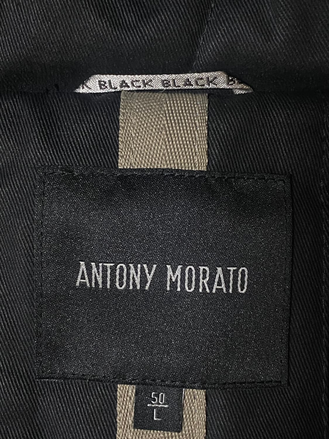 Antony Morato 안토니 모라토 후드 더플 블랙 점퍼 L 상품이미지9