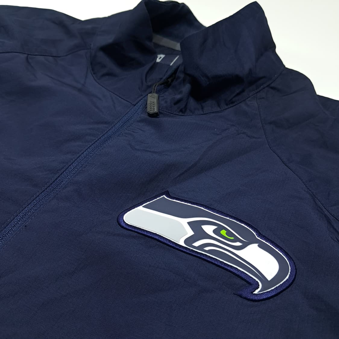 CK143 L 나이키 NFL 씨호크스 다크네이비 바람막이 반팔 아노락 상품이미지5