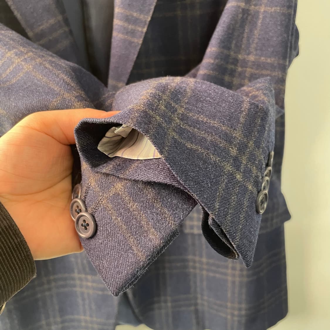 에르메네질도 제냐 울 캐시미어 블레이저 자켓 상품이미지5