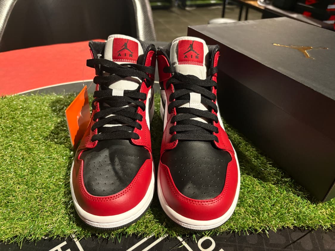 [새상품/270]조던1 미드 시카고 블랙토 상품이미지4