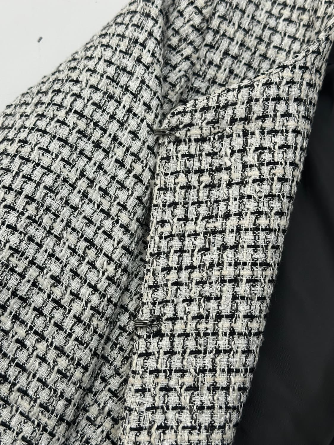 🖤슈슈룬 쇼콜라의 지뢰계 블랙갸루 코디세트🖤 트위드 자켓 고딕 스커트 상품이미지5