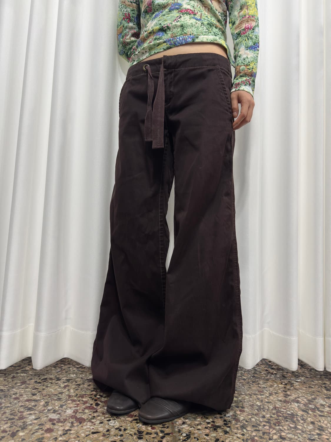 diesel low-waist bootscut pants 상품이미지2