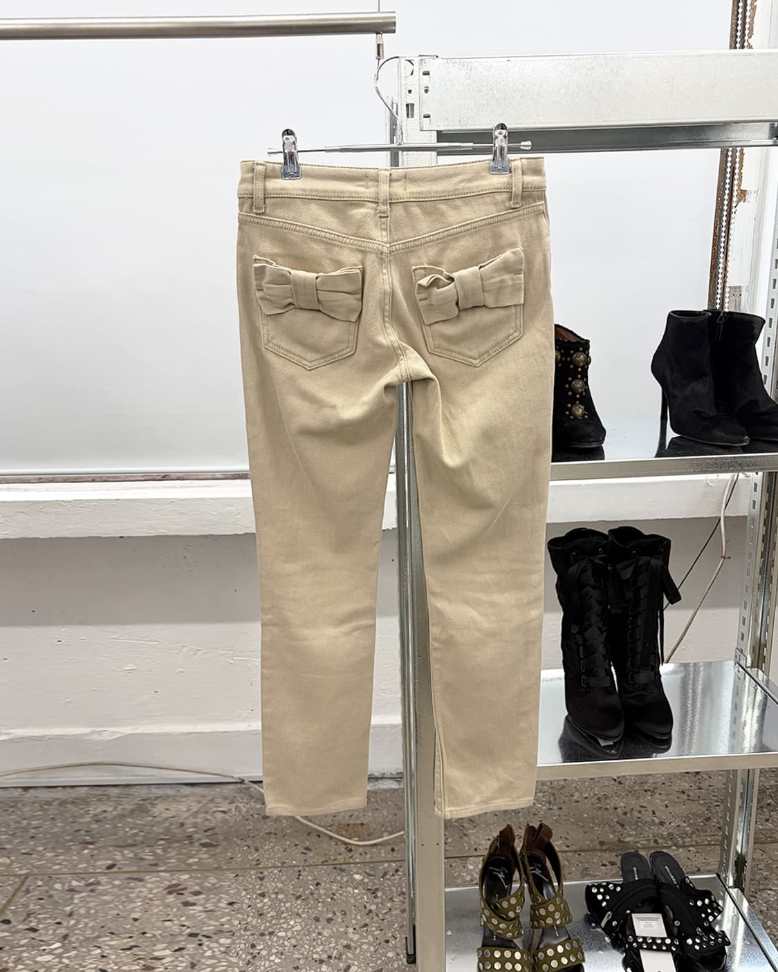 레드 발렌티노 2012S/S 보우 포켓 슬림 팬츠 상품이미지1