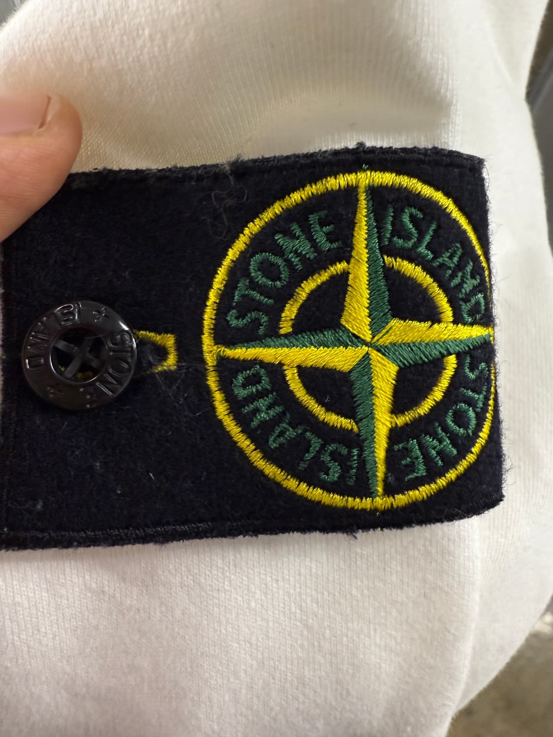 스톤아일랜드 정품 화이트 후드집업 M 상품이미지3