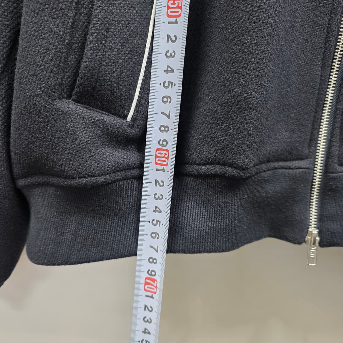 0800 KIIMUIR 블랙 블루종 자켓 파이핑 포인트XL 상품이미지4