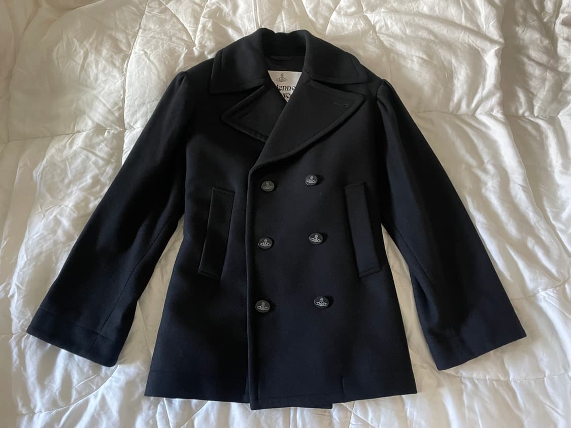 비비안웨스트우드 / 영국라벨 버진울 피코트 블랙 상품이미지5