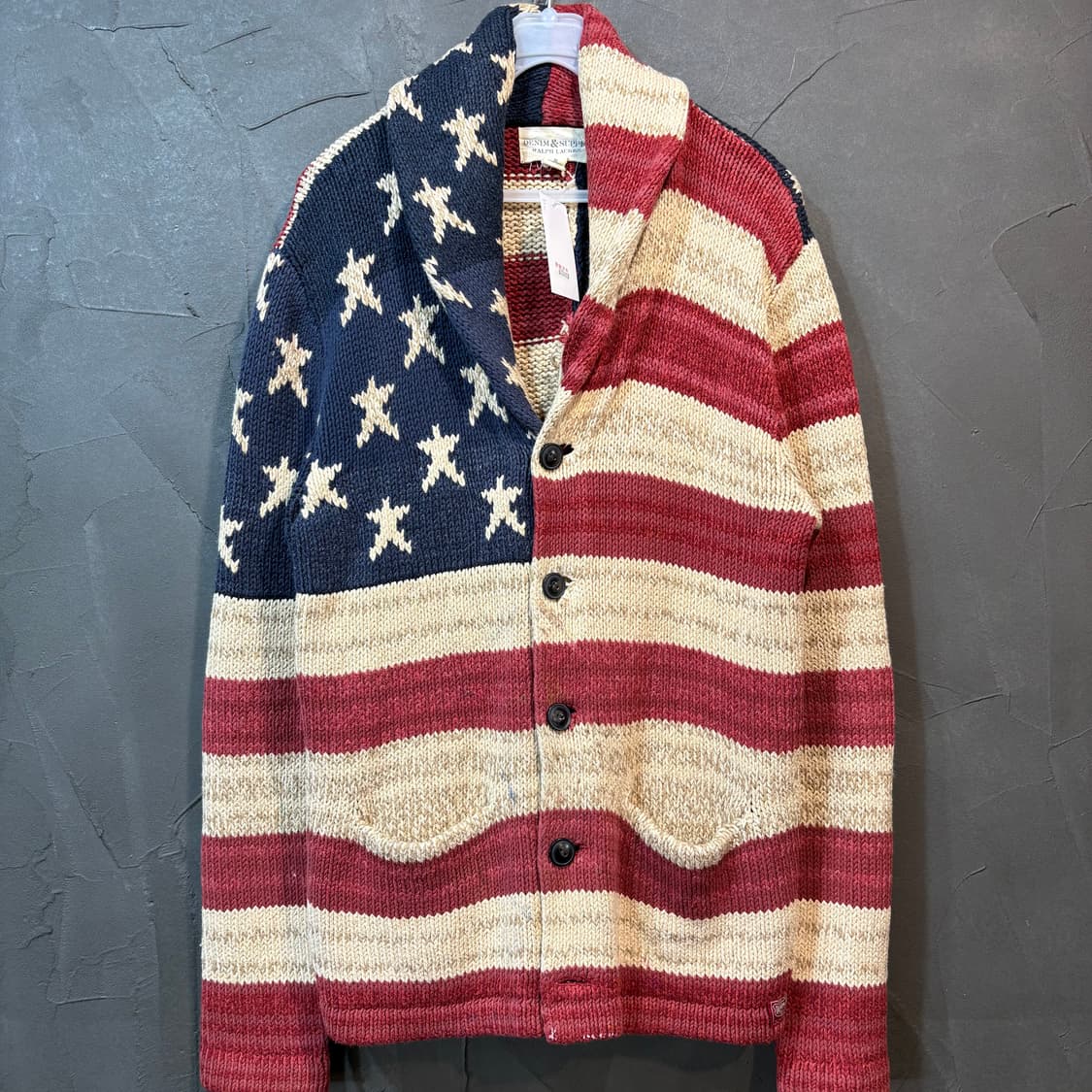 [M] DENIM & SUPPLY 데님앤서플라이 성조기 니트 상품이미지1