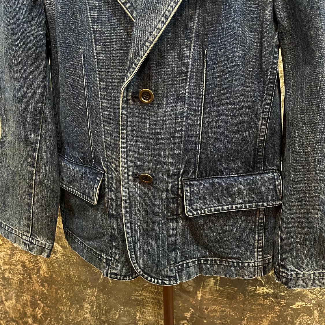 00s 트리콧 꼼데가르송 데님 자켓 상품이미지3