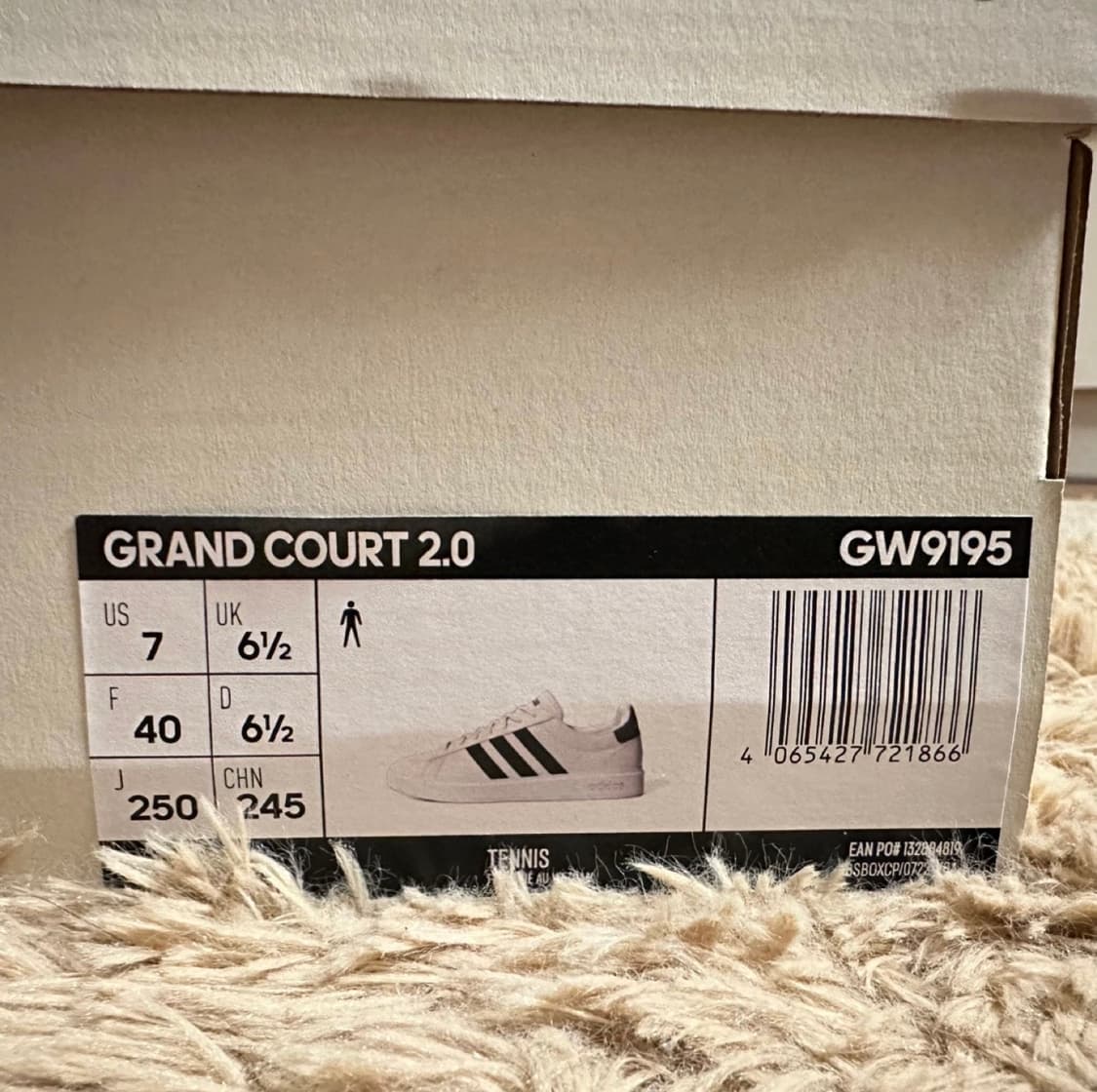 (새제품)아디다스 테니스화 판매 사이즈 250 상품이미지4