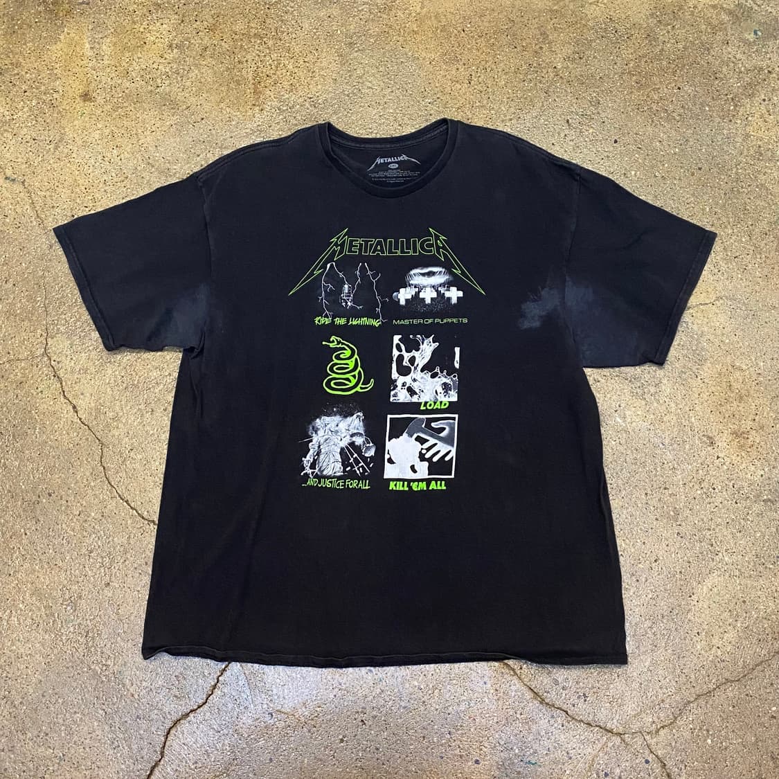 미국 빈티지 메탈리카 공식굿즈 반팔티 락티셔츠 상품이미지1