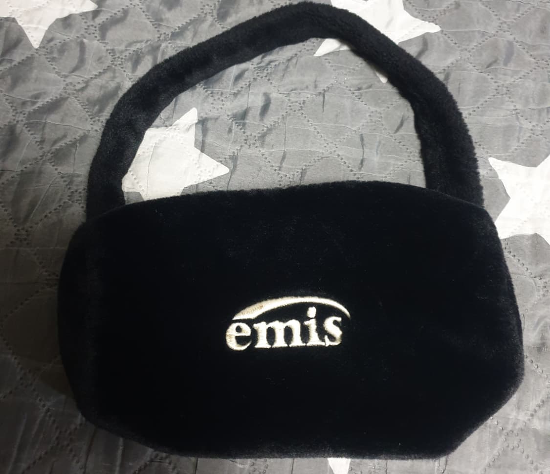 이미스 퍼 실린더 백 블랙 상품이미지2