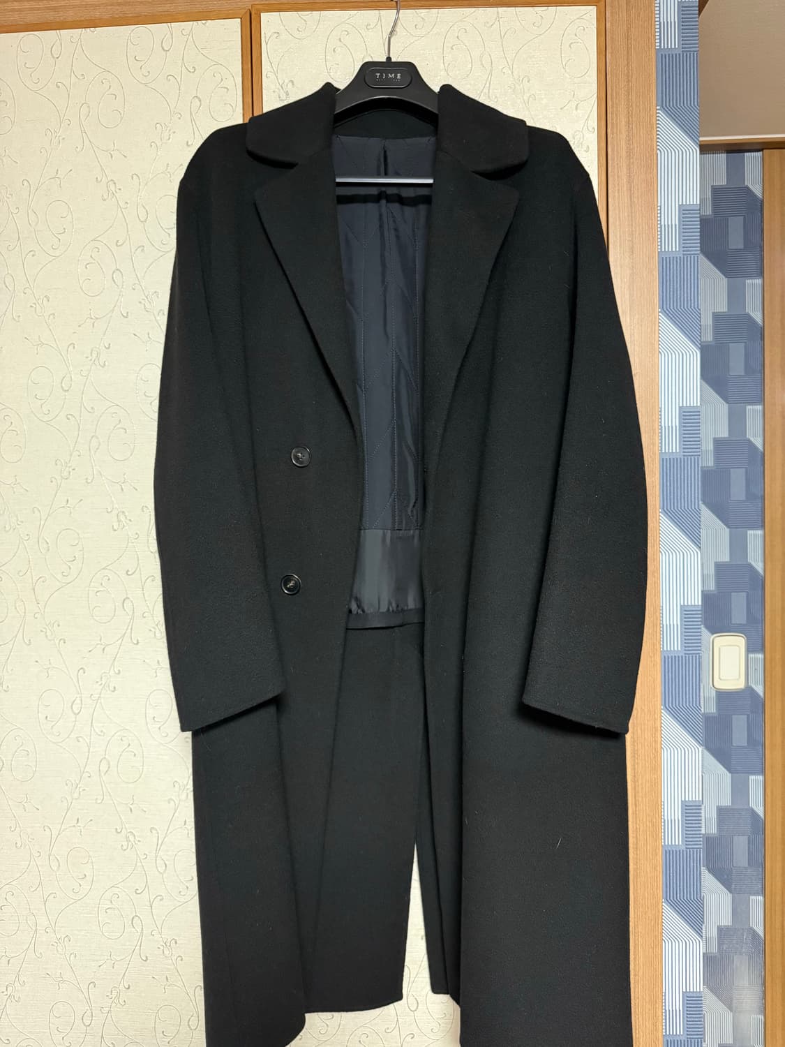 타임옴므 18fw 캐시미어 싱글코트 상품이미지1