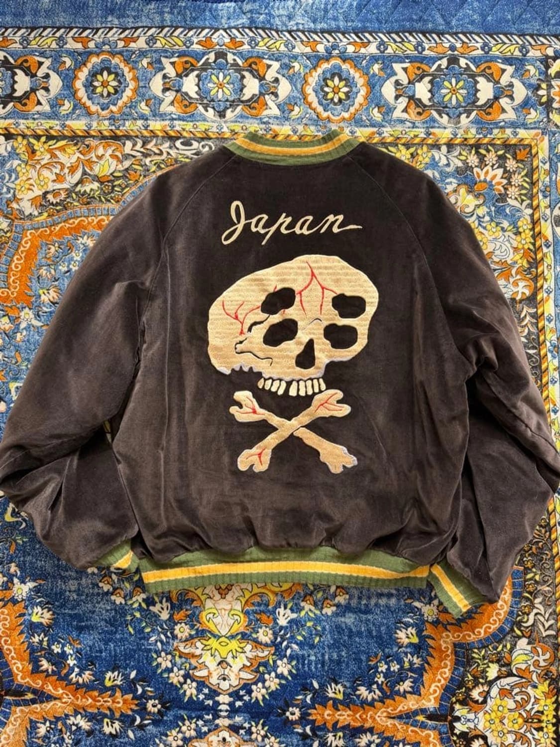 캐피탈 벨베틴 설파이드 수베니어 레인 스컬 자켓 상품이미지2