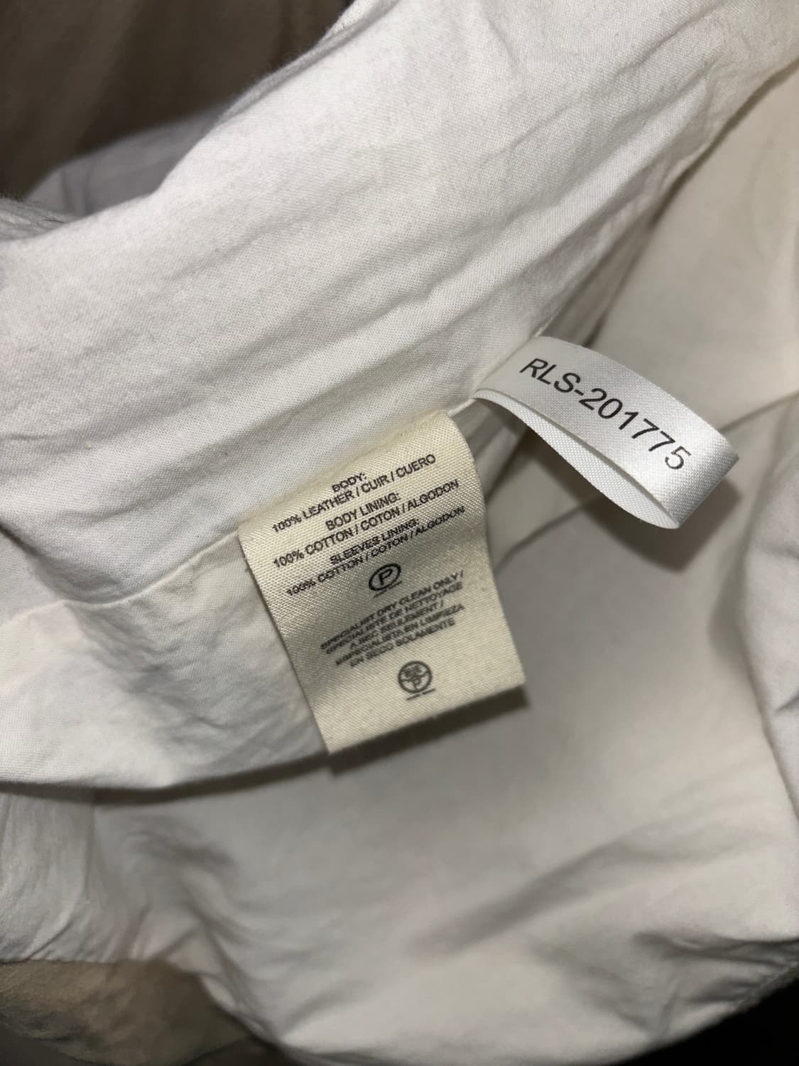 Pure dkny 스웨이드 카페레이서 자켓 상품이미지10