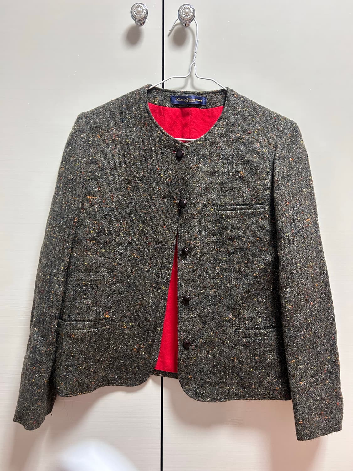 빈티지 트위드 자켓 여성용 상품이미지1