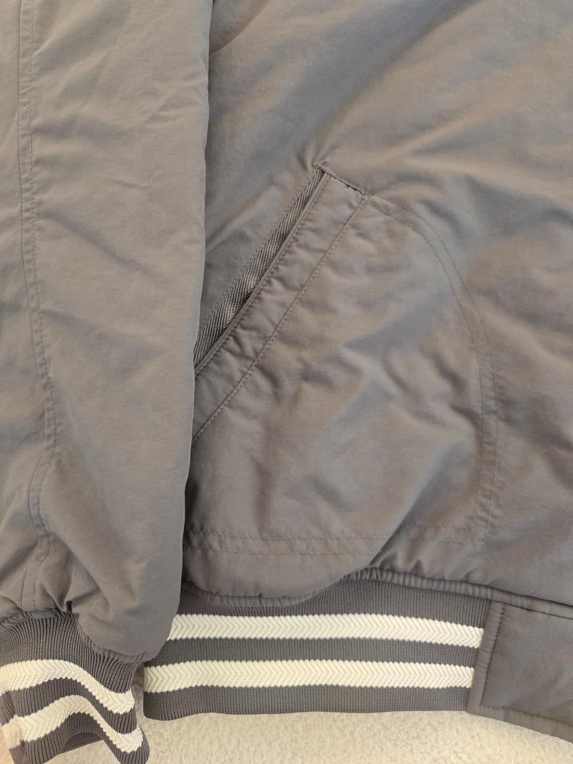 뉴발란스 레거시 후드 바시티 야구점퍼 S 상품이미지5