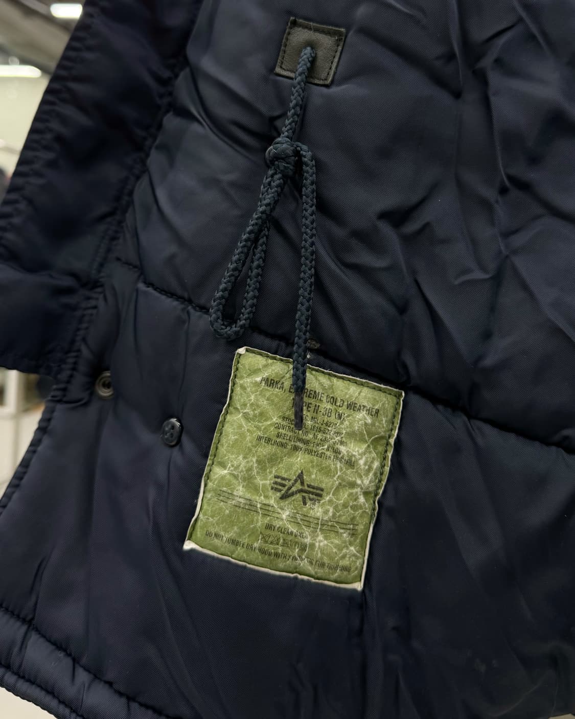 알파인더스트리 00s TYPE N-3B 파카 네이비 상품이미지9