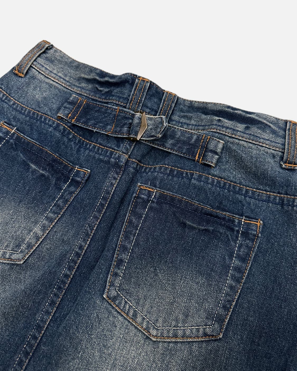 fade strap denim skirt 상품이미지6