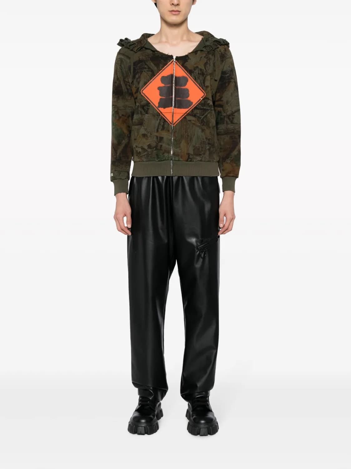 Alyx distressed camo zip up hoodie 상품이미지10