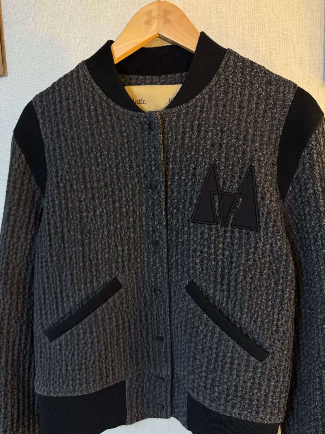 [F]마뗑킴 심볼 스타디움 점퍼 자켓 상품이미지2