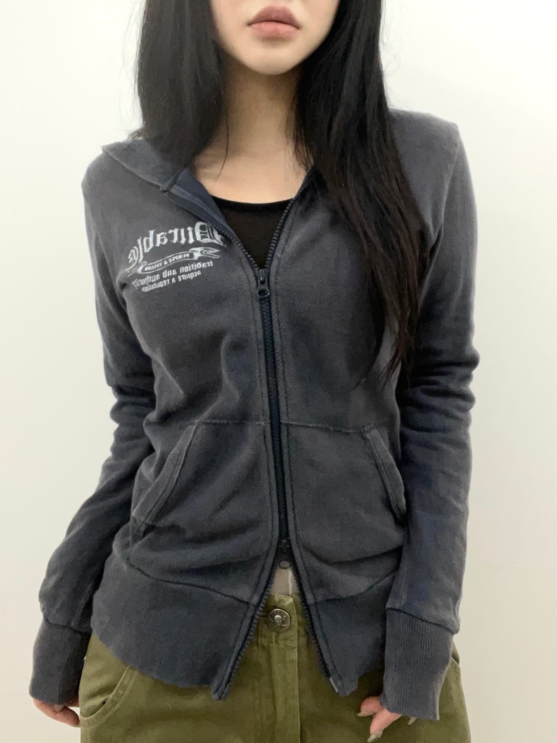 vintage y2k printing hoodie jacket 상품이미지1