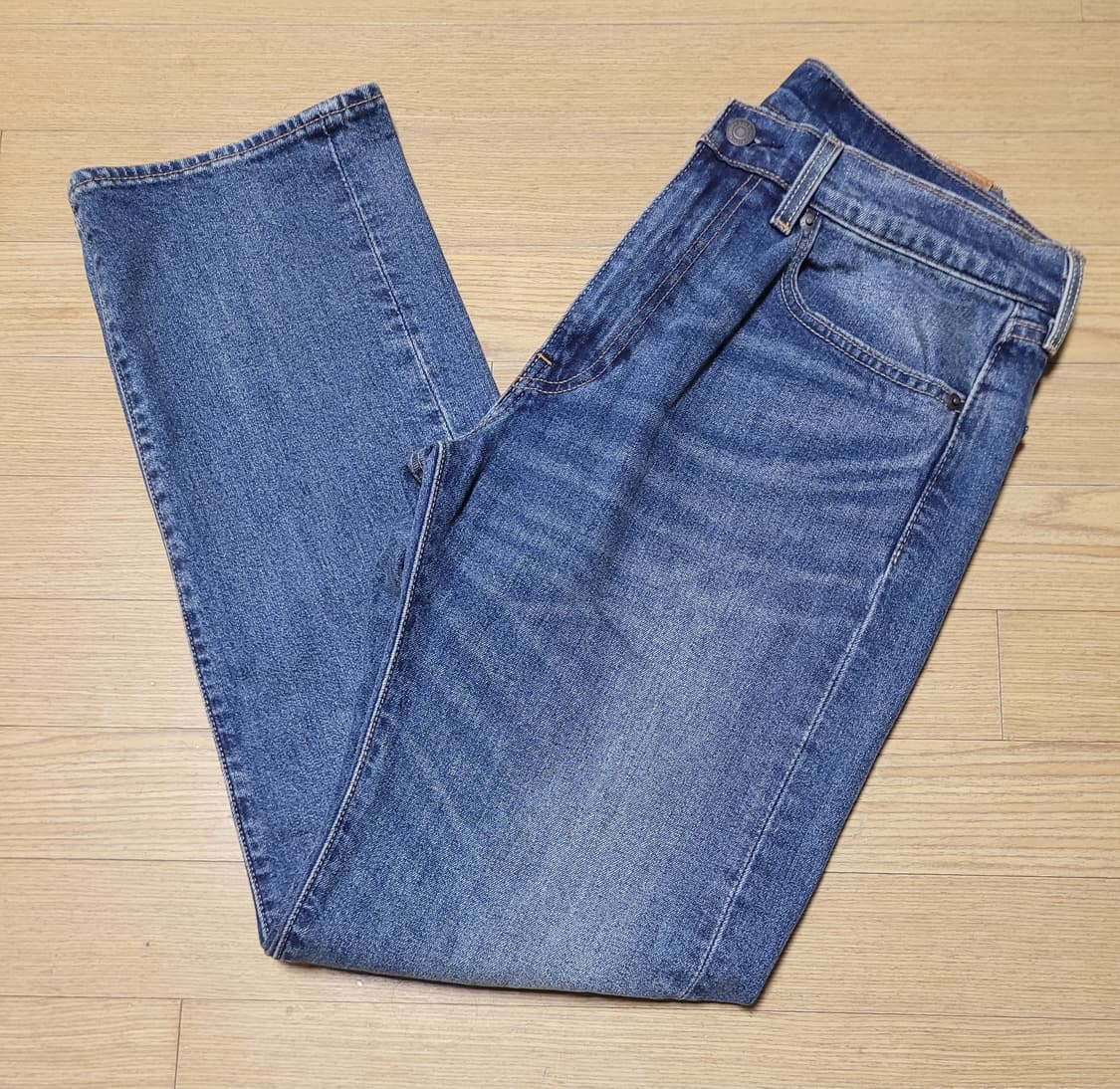 리바이스505 남성  워싱 청바지 상품이미지1