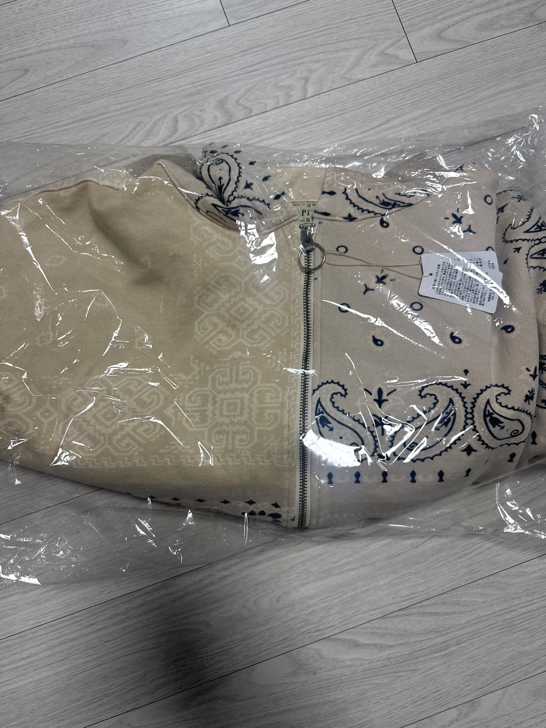 캐피탈 플리스 반다나 블루종 아이보리 [5] 상품이미지5