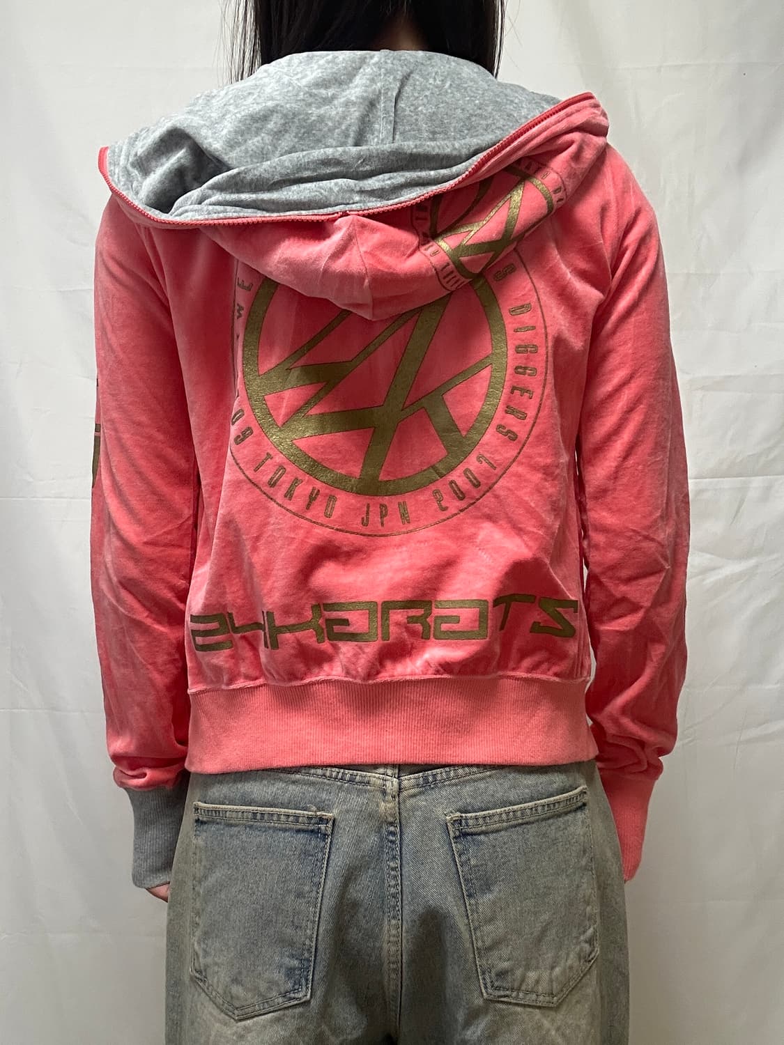 빈티지 Y2K 투웨이 후드 집업 상품이미지2