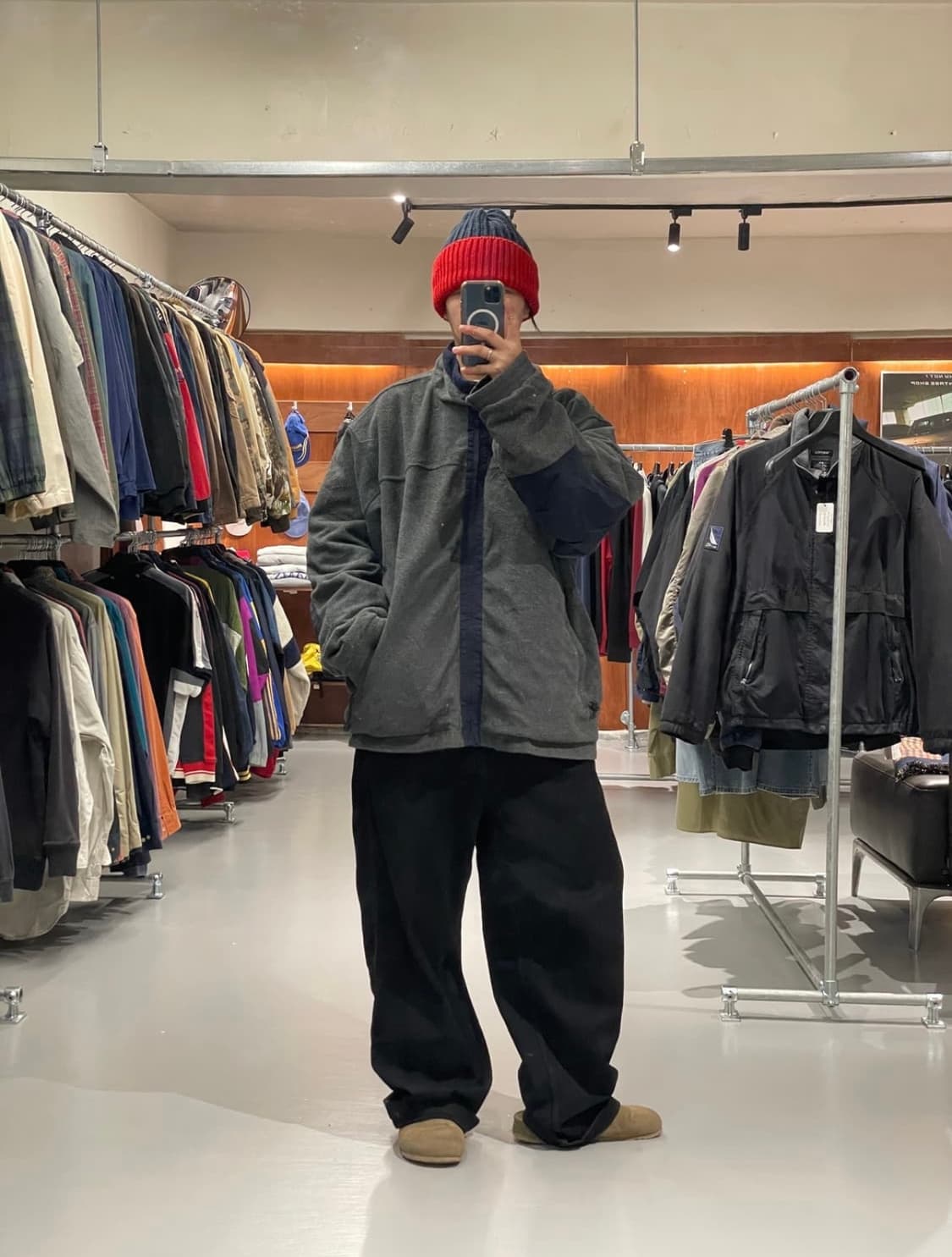 빈티지 플리스 리버시블 자켓  상품이미지2