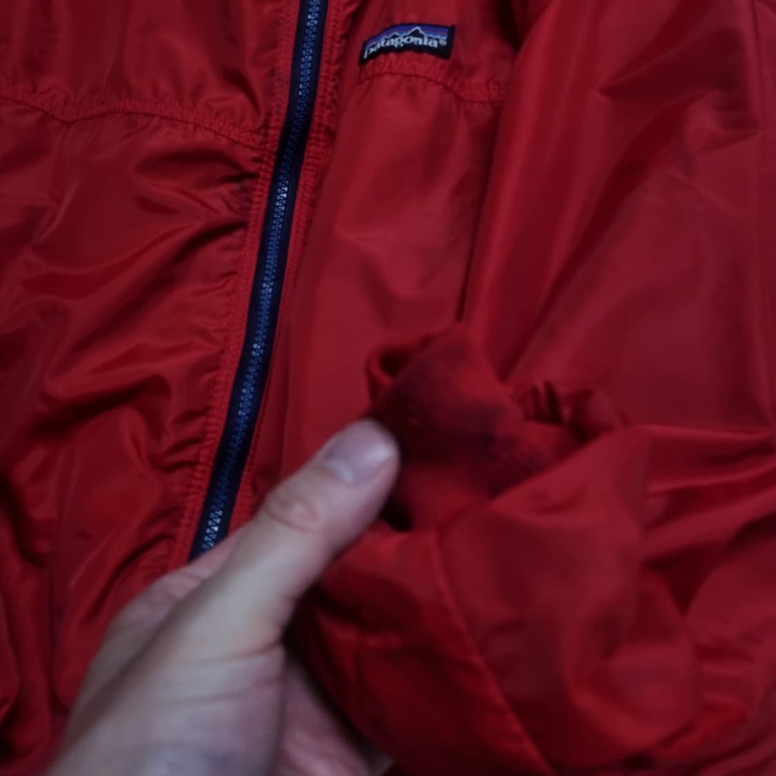 파타고니아 쉘드 파카 레드 L 상품이미지2