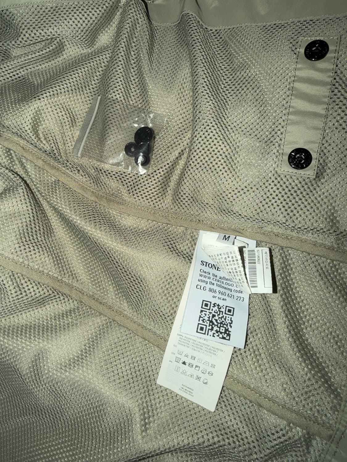 스톤 아일랜드 마이크로 렙스 보머 재킷 m 상품이미지6