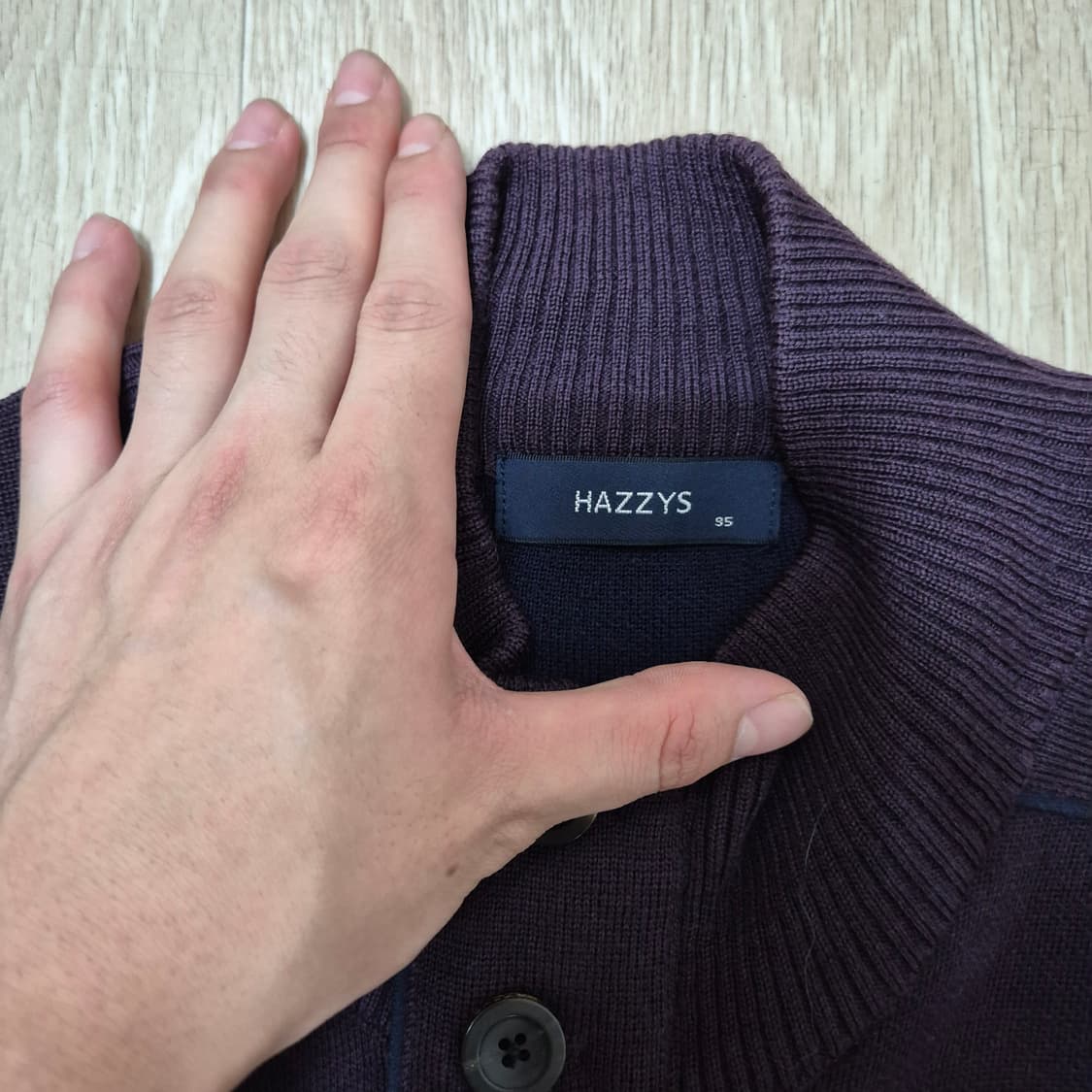 헤지스 골프웨어 니트집업 상품이미지7