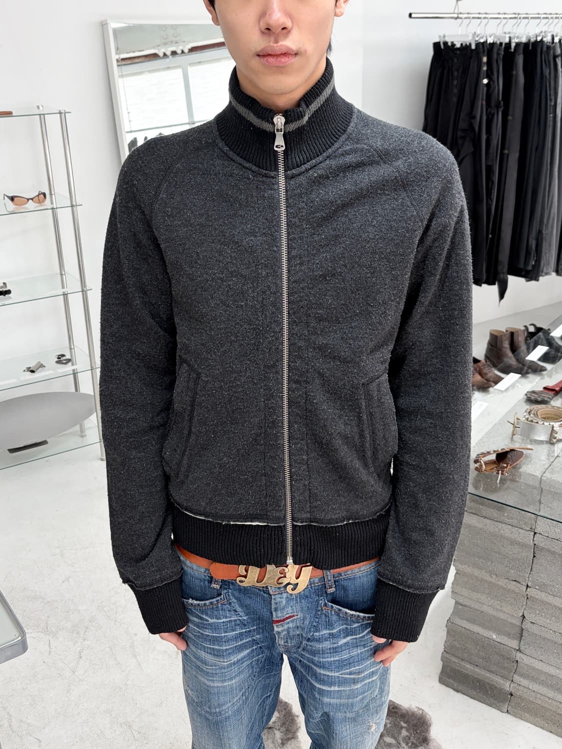 2000‘s 돌체앤 가바나 엘보우 패치 트랙 집업 상품이미지1