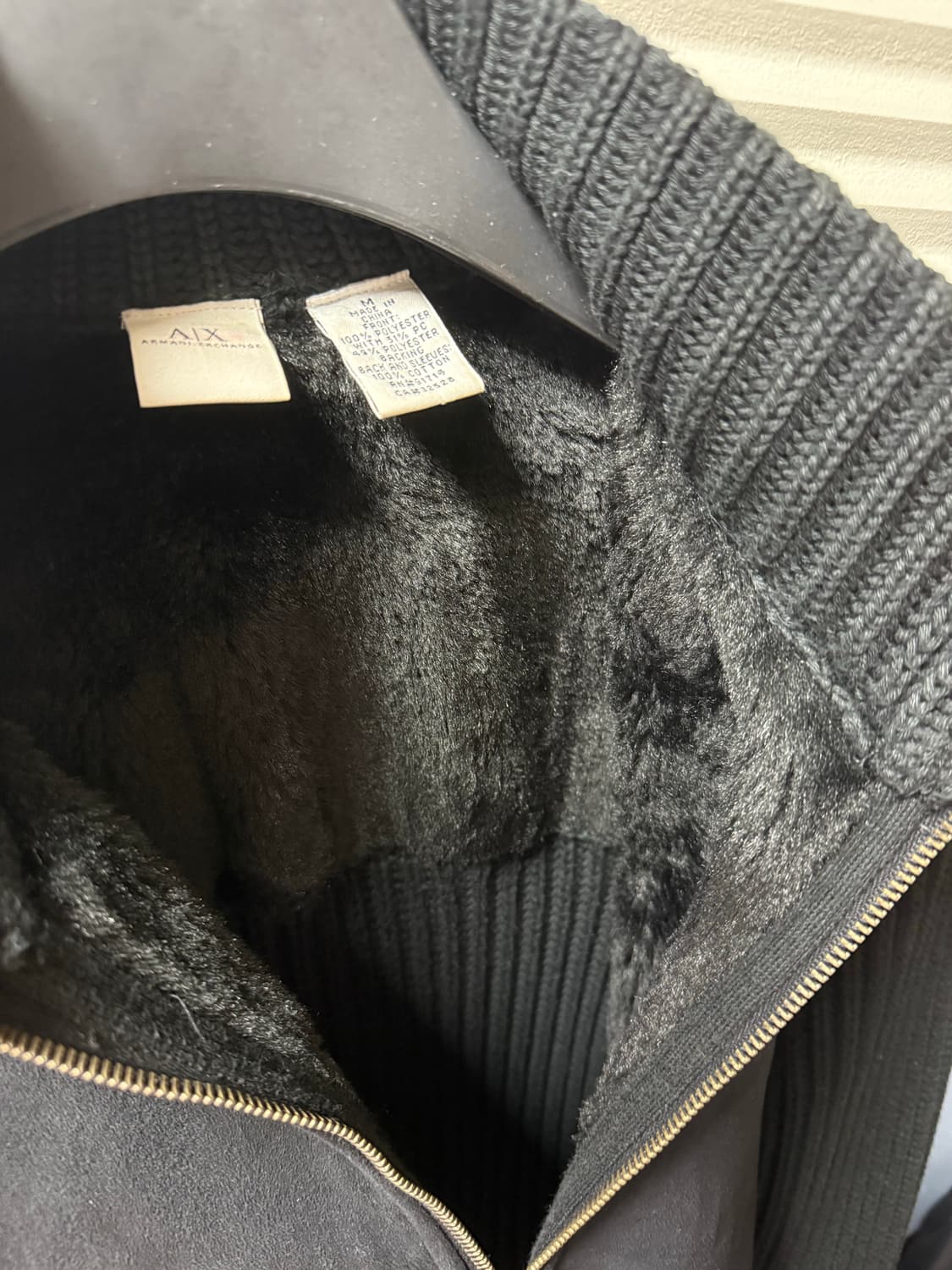 아르마니 퍼 니트집업 상품이미지3