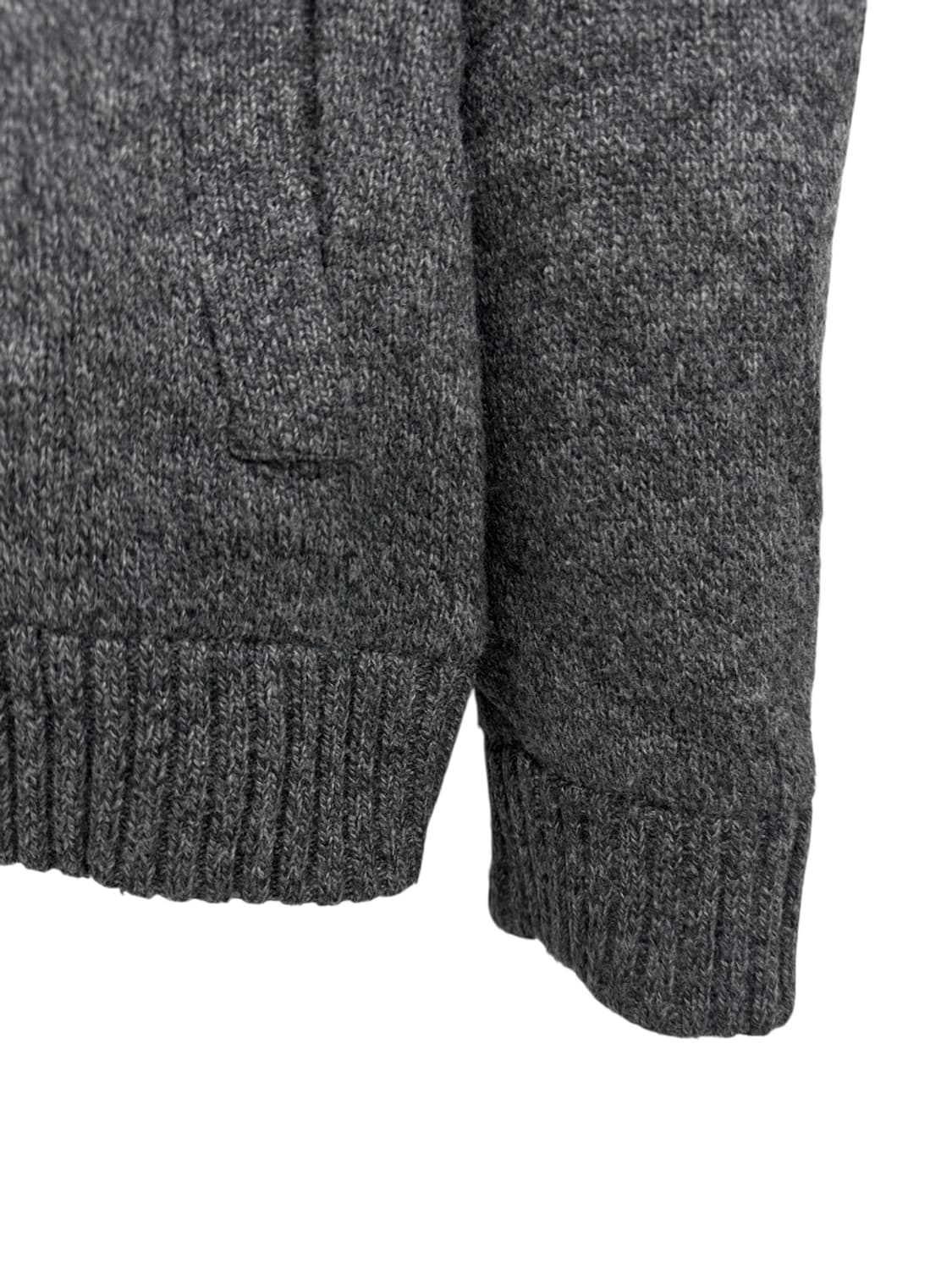 헤지스 울 니트집업 그레이 (XXL)  상품이미지8