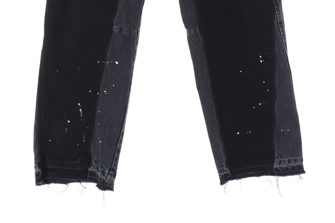 ZARA 페인팅 배색 유니크 데님 팬츠 32 상품이미지5