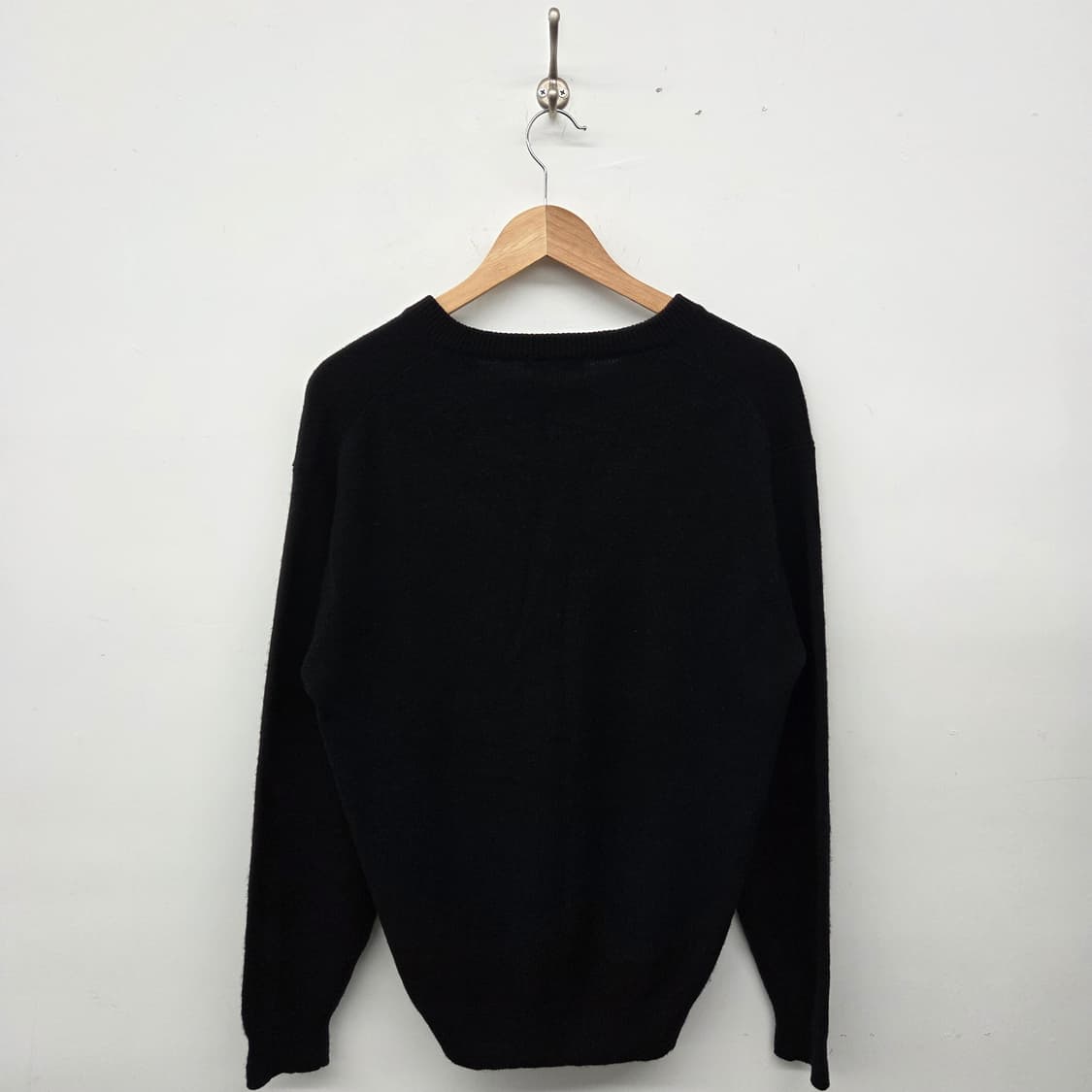 캉골 블랙 V넥 니트 남m 상품이미지7