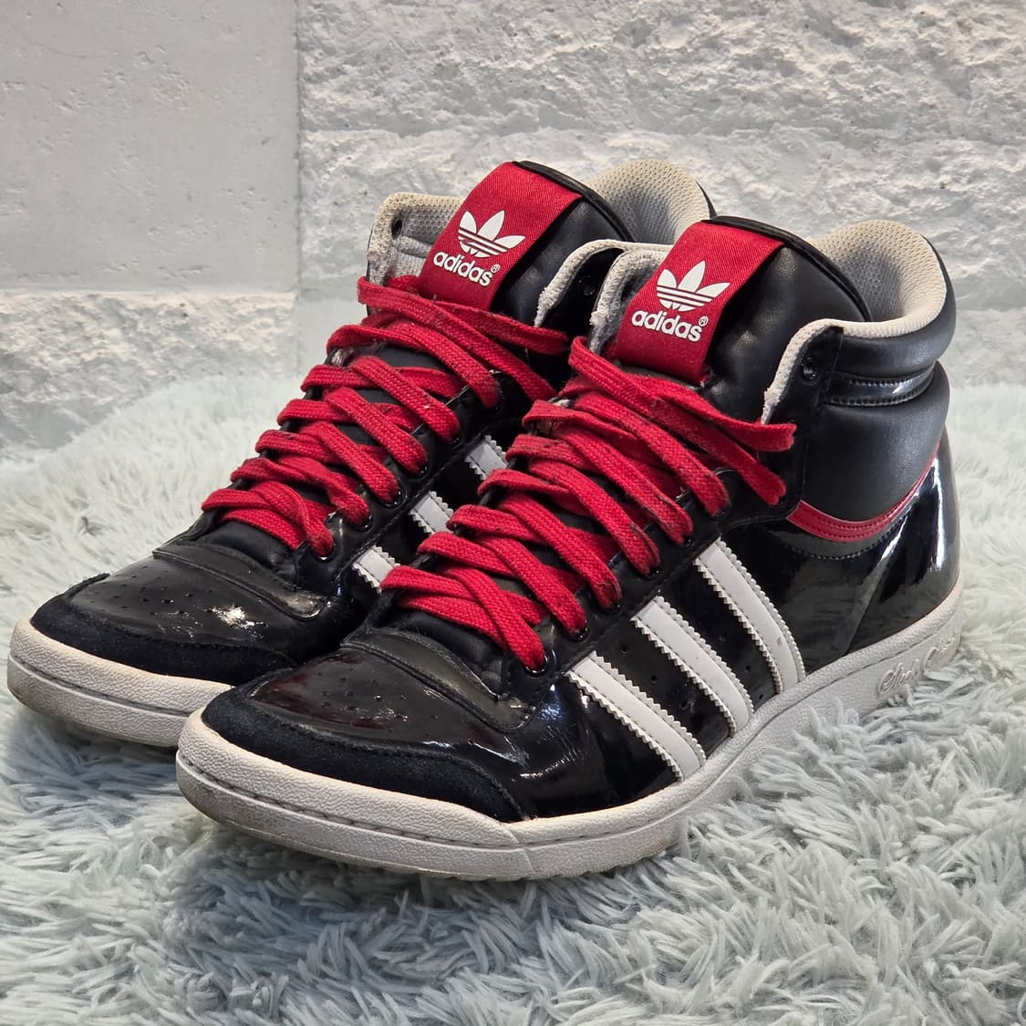 1a-28:아디다스 슬릭 시리즈 하이 블랙 레드 250mm 상품이미지1