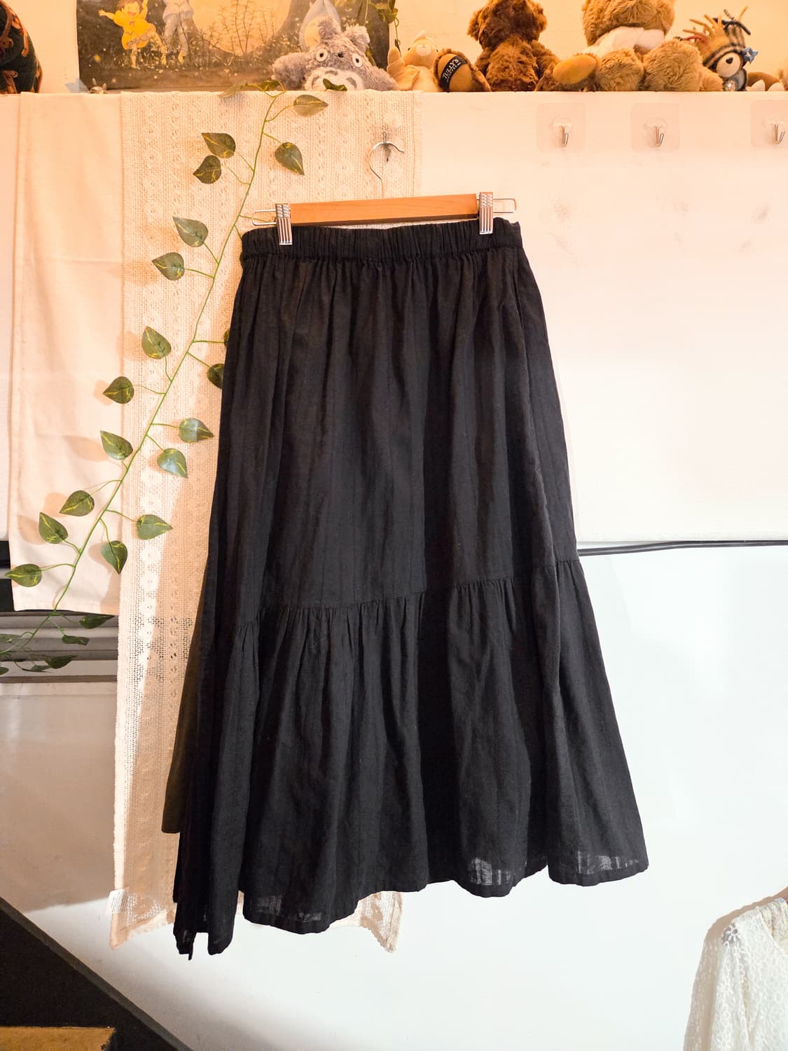 트임 포인트 롱스커트 상품이미지4