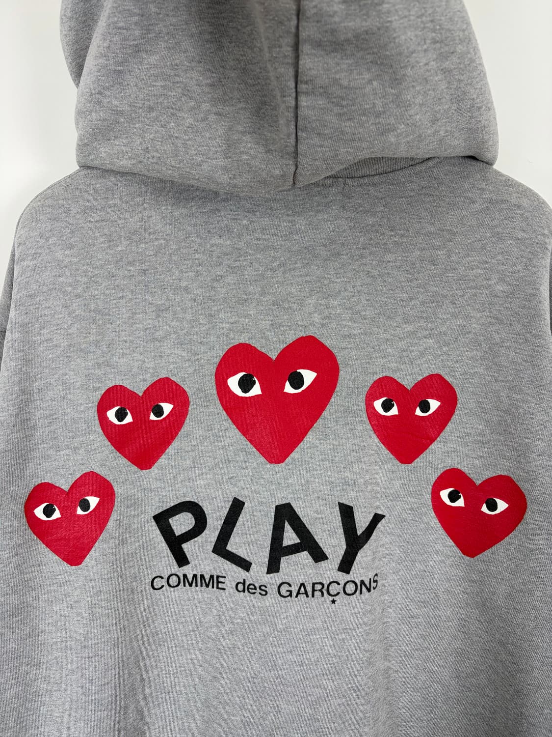 a48) 꼼데가르송 플레이 5 하트 후드집업 상품이미지5