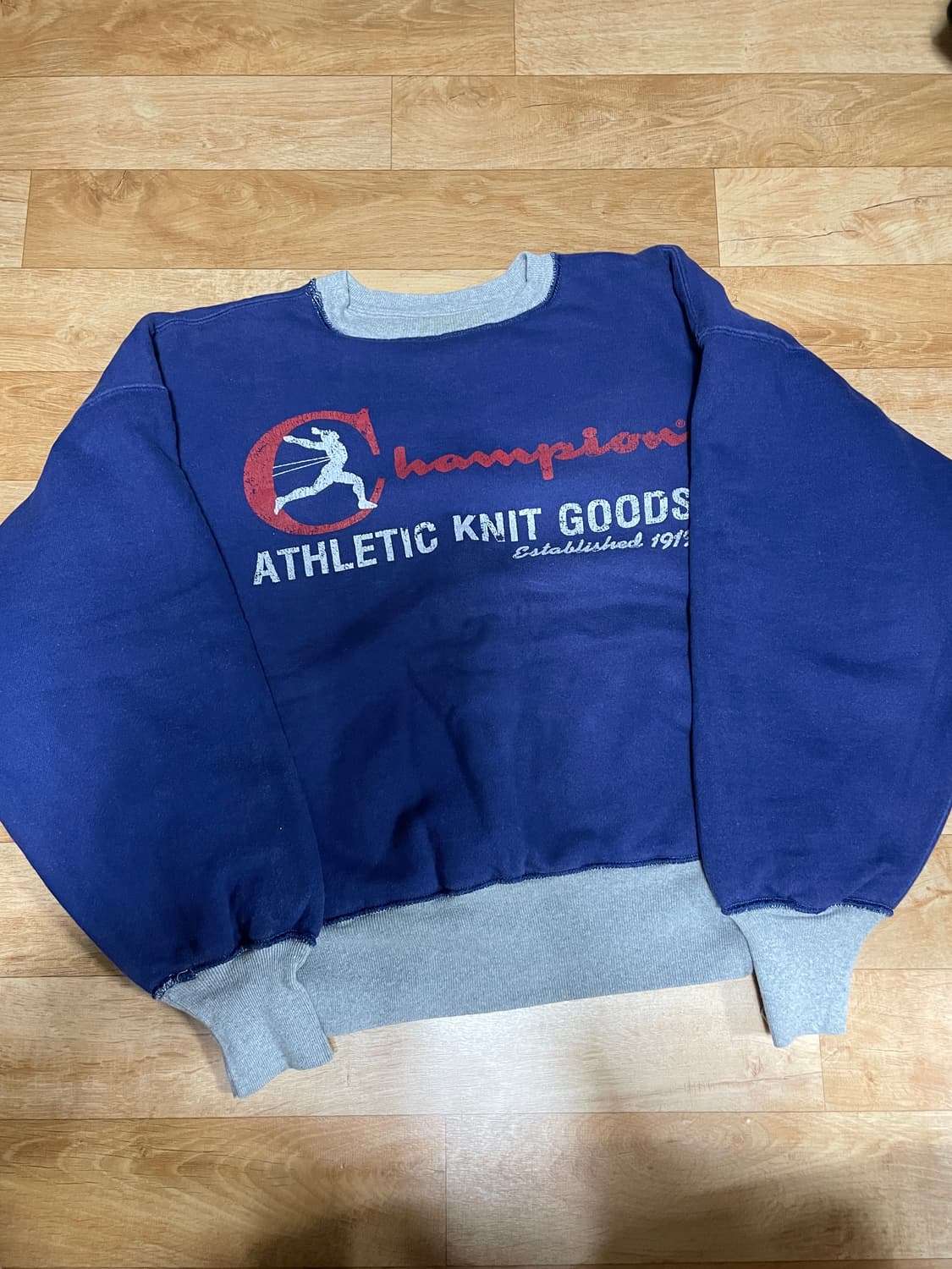 (슈퍼레어)90s 챔피온 스웻셔츠 더블페이스 상품이미지1