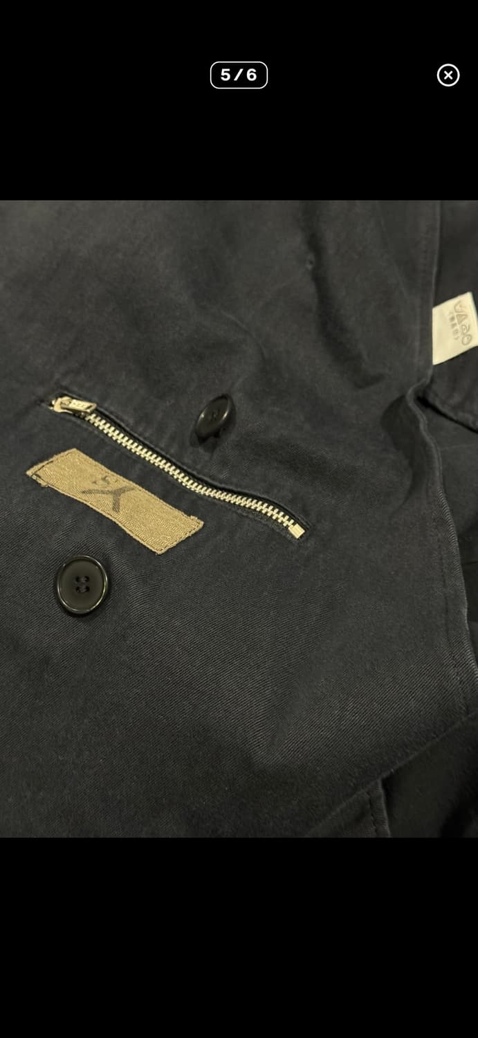 요지야마모토 90s 크롭 피코트 자켓 상품이미지4