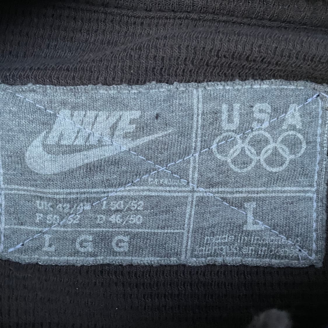 나이키 USA 올림픽 올드스쿨 후드 자수 집업 XL 상품이미지5