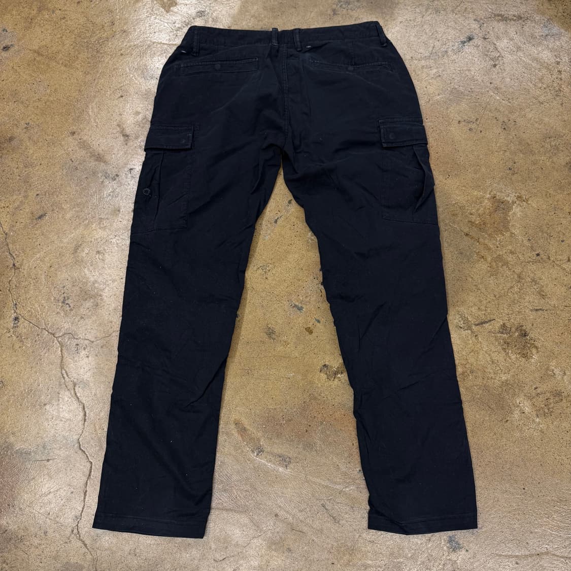 [정품/W36] 스톤아일랜드 블랙 카고 면바지 b14 상품이미지3