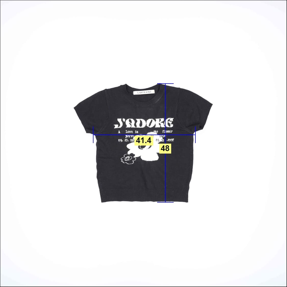 F 라티젠 여성 반팔 니트 0401H1 상품이미지5